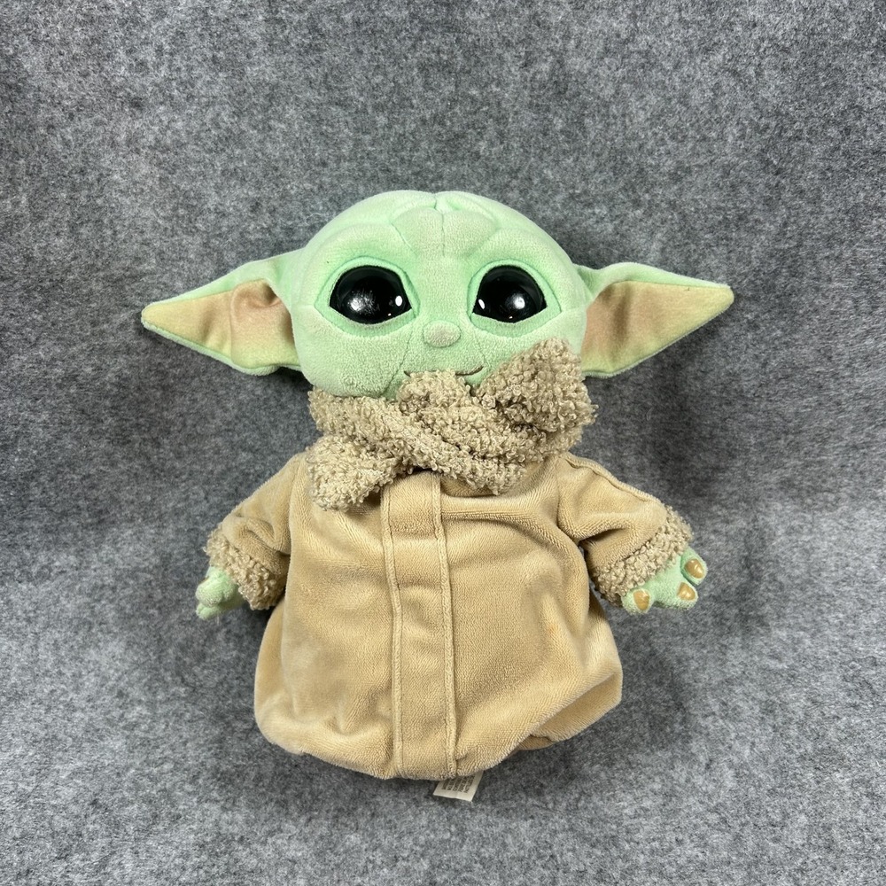 Star Wars The Child Grogu Plush 8" Green Tan Sherpa Trim Robe